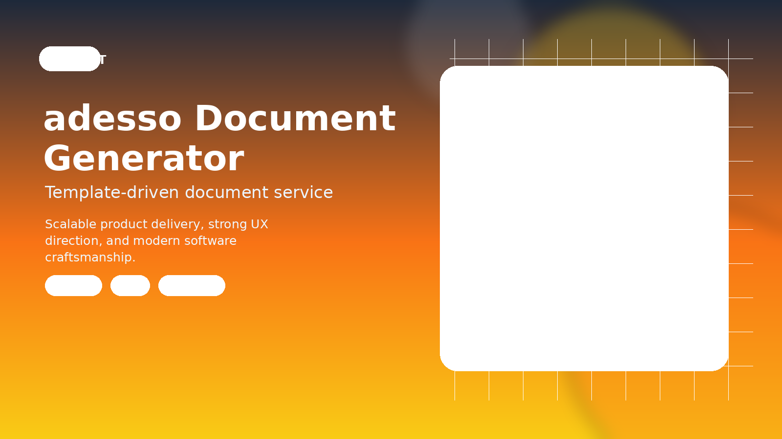 adesso Document Generator